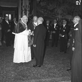 Visita ufficiale Sua Santità Papa Giovanni XXIII al Presidente della Repubblica Antonio Segni
