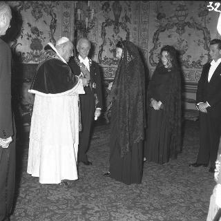 Visita ufficiale Sua Santità Papa Giovanni XXIII al Presidente della Repubblica Antonio Segni