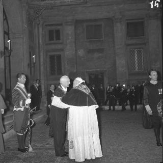 Visita ufficiale Sua Santità Papa Giovanni XXIII al Presidente della Repubblica Antonio Segni