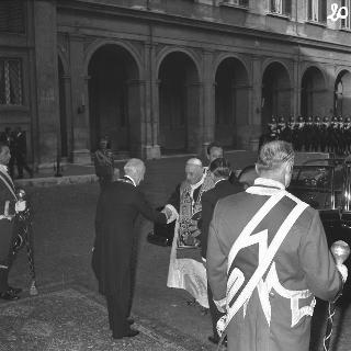 Visita ufficiale Sua Santità Papa Giovanni XXIII al Presidente della Repubblica Antonio Segni