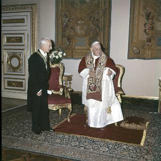 Visita ufficiale Sua Santità Papa Giovanni XXIII al Presidente della Repubblica Antonio Segni