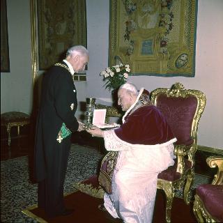 Visita ufficiale Sua Santità Papa Giovanni XXIII al Presidente della Repubblica Antonio Segni