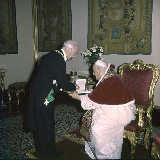 Visita ufficiale Sua Santità Papa Giovanni XXIII al Presidente della Repubblica Antonio Segni
