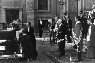 Visita ufficiale Sua Santità Papa Giovanni XXIII al Presidente della Repubblica Antonio Segni