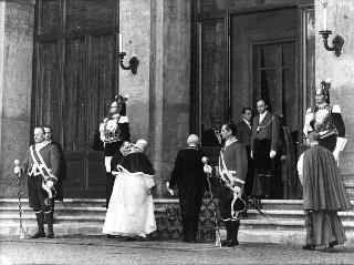 Visita ufficiale Sua Santità Papa Giovanni XXIII al Presidente della Repubblica Antonio Segni